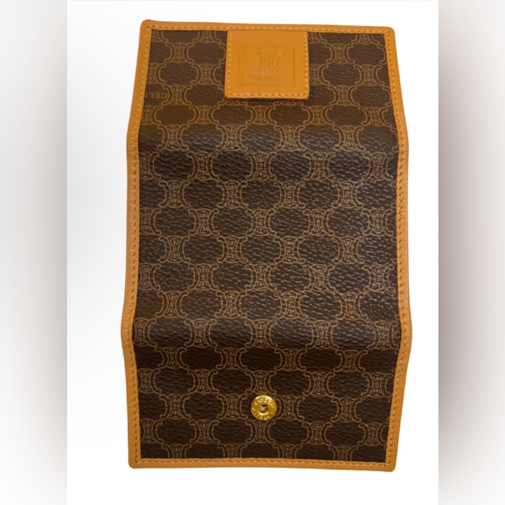 Vintage Celine Brown Macadam Canvas 6 Key Holder Case - Picture 2 of 5